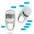 thumbnail image 2 of Multi-Function 3D Induction Pedometer Step Counting Accurate Portable Mini Fitness Walking Steps Counting, 2 of 6