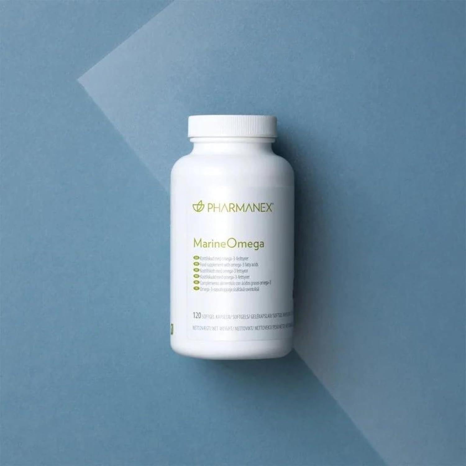 Nu Skin Pharmanex Marine Omega-3 Fish Oil Softgels, Omega-3 Fatty Acid Supplement, 120 Count