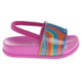 thumbnail image 3 of Kensie Girl Slides (Infant Sizes), Fuchsia Multi, 3, 3 of 8