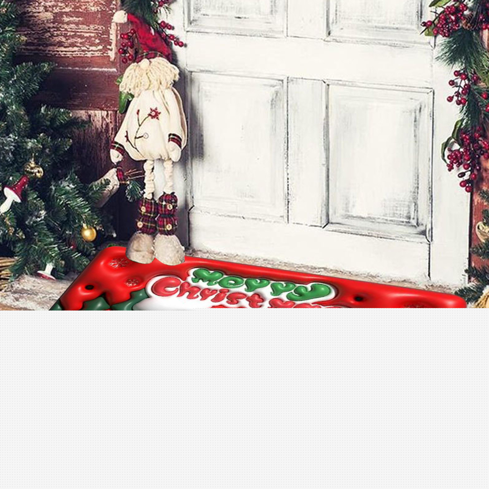 thumbnail image 5 of Qocolhg Door Mat, Christmas Mat,Christmas Door Mat, Christmas Door Mat Outdoor, Christmas Welcome Mat, Christmas Day Carpet Bathroom Non-Slip Bathroom Absorbent Floor Mats Household Foot Mats, 5 of 6