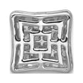 thumbnail image 3 of Real 14kt White Gold 1/4ct. Diamond Princess Square Cluster Chain Slide; for Adults and Teens; for Women and Men, 3 of 4