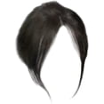 thumbnail image 1 of Yanonmyfd Natural Clip Bangs Hair Piece, 9.8 Inch Breathable Human Hair Topper, Realistic Bangs for Women, Dark Brown, 1 of 7