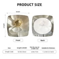 thumbnail image 6 of Lsque Elegant Ivory Flower Printed Square Couch Cushion Covers, Floral Sofa Cushion Covers Replacement, Stretch Couch Covers for Couch-16.9in, 6 of 9
