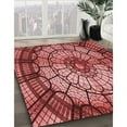 thumbnail image 2 of Ahgly Company Indoor Rectangle Patterned Saffron Red Area Rugs, 6' x 9', 2 of 6
