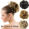 thumbnail image 4 of Chignon Humain, Chignon Désordonné Pièce de Cheveux 100 % Chignon Humain Extension Chouchou Chignon Queue de Cheval pour Femmes Chignon Chignon, 4 of 8