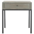 thumbnail image 2 of SAFAVIEH Adena Solid Rustic End Table with Storage Drawer, French Grey, 2 of 4