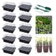 thumbnail image 5 of 10 juegos de bandeja de inicio de semillas, bandeja de semillas de 120 agujeros, de germinación de plantas, semillas de jardín Negro Zulema bandeja de plántulas con domo de humedad, 5 of 7