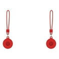 thumbnail image 4 of jesticaly Étui de Protection en Cuir Anti-Rayures pour Air Tags Locator Accessoire Rouge 2Ensemble, 4 of 6