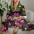 thumbnail image 6 of Sigee Monstrous Cartoon Characters for Women’s Pajama Sets Long-Sleeved Pjs Sets for Women 2 piece Sleepwear-Small, 6 of 7
