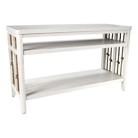 Dockside White Sofa Table