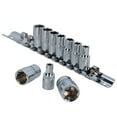 thumbnail image 5 of 1/4" Drive Shallow + Deep Sockets Metric Imperial Ratchet + Extensions Set 53pc, 5 of 7
