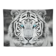 thumbnail image 5 of GOSMITH Tapestry Siberian Tiger Snow Blue Eye Tapestries Not Easy to Deform for Room Dorm Decor Painting, 5 of 6