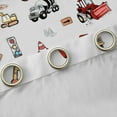 thumbnail image 4 of Castle Fairy Cartoon Tractor Black Out Curtains for Kids,Equipment Car Curtains Pack of 2 (42x63 Each),Car Theme Bedroom Curtains,Breathable Home Decor, 4 of 6