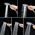 thumbnail image 4 of Bath High Pressure Shower Head 5 Mode Large Handset Heads Water Saving Set, 4 of 9