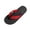 Red, variant on SuTry Women Two Tone Woven Cloth Thong Flip Flops Dot Textured EVA Flat Plus Size Non Slip Indoor Outdoor Beach Summer Casual Slippers