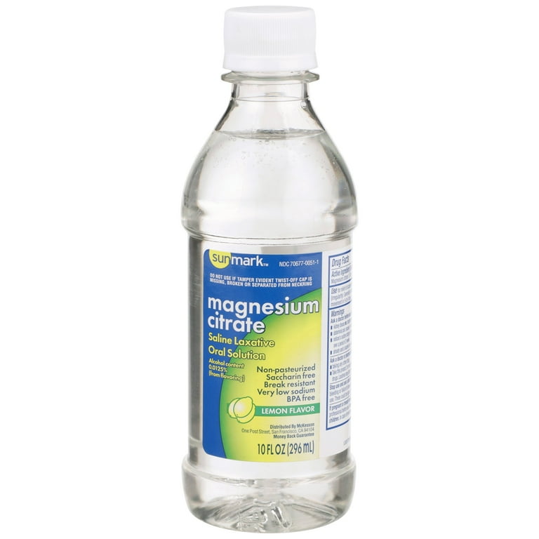 sunmark Magnesium Citrate Saline Laxative Oral Solution, 1 Count