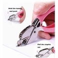thumbnail image 4 of Office Stapler Tool Heavy Duty Stapler Pin Puller Easy to Remove (Pink), 4 of 4