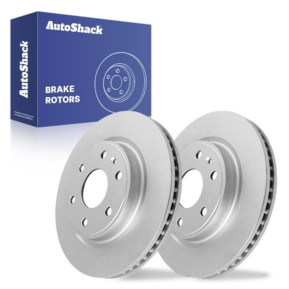 AutoShack Front Vented Coated Brake Rotors 2-PC Set Replacement for 2007-2017 GMC Acadia 2009-2017 Chevrolet Traverse 2008-2017 Buick Enclave 2007-2010 Saturn Outlook ArmorStop 12.8" (325 mm)