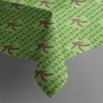 thumbnail image 3 of Green Bigfoot Pattern Rectangle Tablecloth 60"x84",Waterproof Polyester Rectangle Table Cloth, Wipeable Spillproof Polyester Tablecloth for Dining, Camping, Indoor and Outdoor, 3 of 5