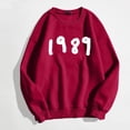 thumbnail image 2 of AMERTEER T-Shirts Graphiques Décontractés à Manches Longues pour Femmes, Col Rond, Sweatshirts, Pull-Over, 2 of 4