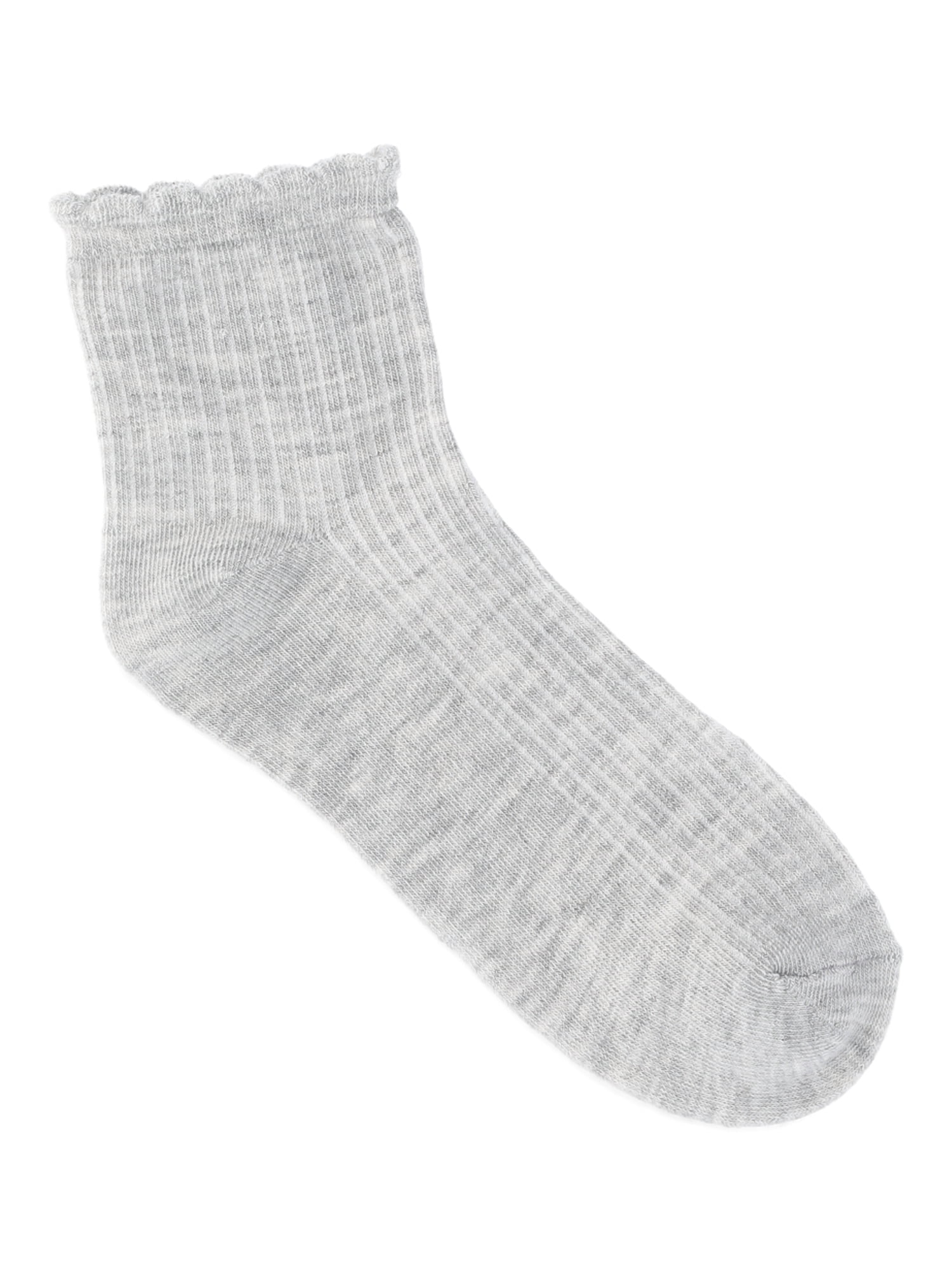 Joyspun Women’s Essentials Ankle Dress Socks, 6-Pack, Fits Shoe Sizes 4-10