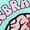 Blue, variant on UNISHE Women's Celebrate Minds of All Kinds Floral Brain Graphic V-Neck Short Sleeve T-Shirt Autism Awareness Tee