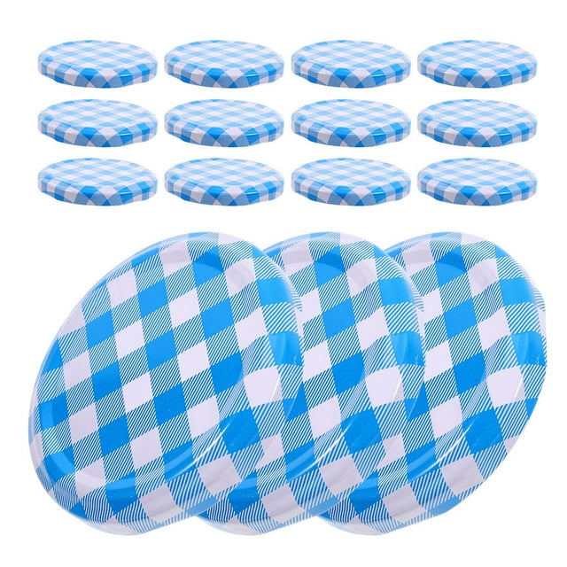 FUTUREORYY 50Ud Tapas Para Frascos De Vidrio De Boca Regular En Acero Resistente Para Almacenamiento Hermético En Casa