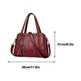 thumbnail image 2 of Nilvkv Tote Bag for Women Ladies Large Capacity Handbag Soft Leather Woman Messenger Bags Purses, 2 of 6