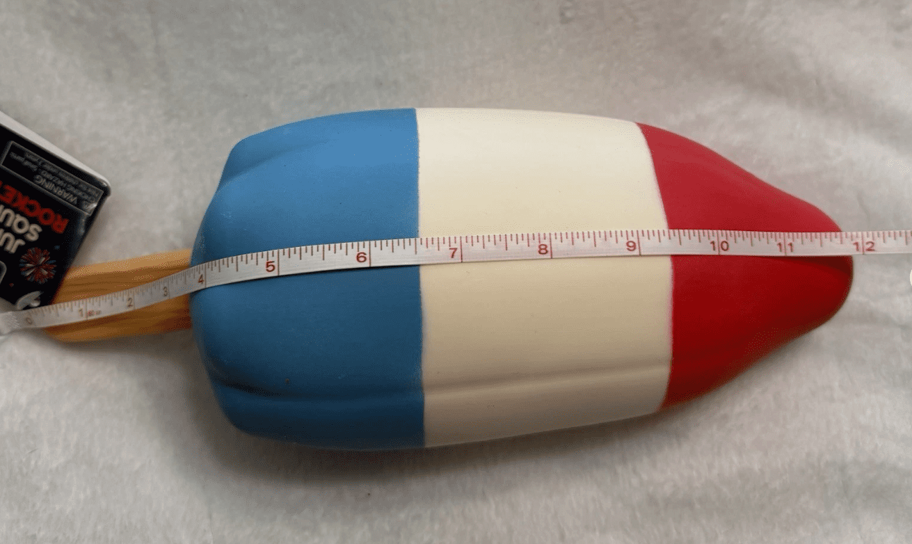 Patriotic Red White Blue Ice Pop Squishy Tool, Viral Keycaft Jumbo Squishy Summer Desk Fidget Equipment (1 Pc)