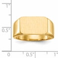thumbnail image 5 of 14K Yellow Gold Men's Signet Ring Size 10, 5 of 6