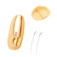 thumbnail image 1 of Cascanueces para cangrejo, eficiente, accesorio, práctico, profesional, multifuncional, fácil Amarillo cálido, 1 of 9