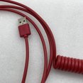 thumbnail image 4 of Cable De Datos Cable de datos de teclado mecánico Cable de aviador en espiral tipo C a cable enchufable USB, 4 of 9