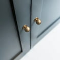 thumbnail image 4 of Goo-Ki Set of 12 Sleek Champagne Bronze Cabinet Knobs with Cylindrical Stem, Modern Kitchen Drawer Handles Minimalist Dresser Hardware, 4 of 10