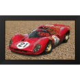 thumbnail image 2 of Stephen Chambers 32x20 Black Modern Wood Framed Wall Art Titled - Ferrari 330P4 5, 2 of 6