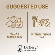 Dr. Berg D3 & K2 Vitamin Supplement - D3 K2 10,000 IU , 120 Capsules