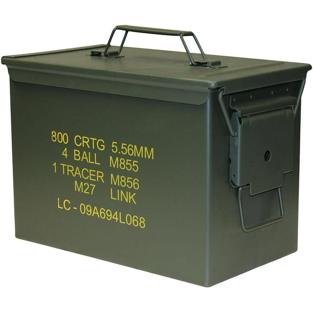 World Famous 800 CRTG PA - 108 Fat 50 Cal Large Steel Ammo Box
