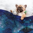 thumbnail image 2 of Pet Blanket Galaxy Nebula Space Soft Warm Sofa Car Bed Protector Washable for Puppy Large Dogs Cats, 2 of 7