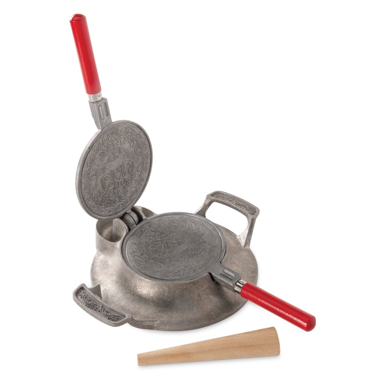 cast iron krumkake iron