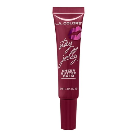 L.A. COLORS Stay Jelly Sheer Butter Balm, Irreplaceable, 0.41 fl oz
