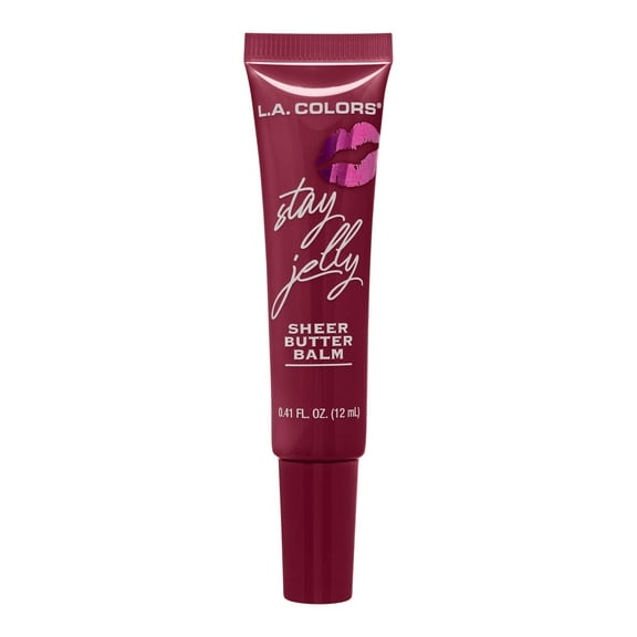 L.A. COLORS Stay Jelly Sheer Butter Balm, Irreplaceable, 0.41 fl oz