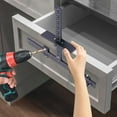 thumbnail image 2 of New Adjustable Template Tools Punch Locator Handle Drill Guide Cabinet Hardware Jig, 2 of 17