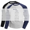 thumbnail image 6 of qafoshin Men Raglan Long Sleeve Pullover Tops, Fashion Textured Knit Crew Neck Shirts, Winter Casual Color Block Sweatshirts, 6 of 6