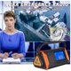 thumbnail image 4 of Radio de manivela meteorológica de emergencia 4000mah - con energía solar, cargador de teléfono, alarma sos, linterna LED, 4 of 5