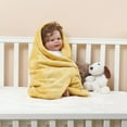 thumbnail image 4 of CREVENT 30''X40'' Soft Cozy Warm Baby Blankets for Boys Girls Solid Color - All Season Use - Newborn Essentials (Sunshine Yellow), 4 of 7