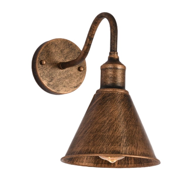 Aplique de pared Industrial, lámpara de noche, lámpara de hierro para exteriores, accesorio de iluminación impermeable para el hogar, baño, balcón, 29cm