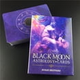 thumbnail image 2 of Cartas de astrología Black Moon, versión en inglés de Tarot baraja de cartas, juegos de mesa de juego de Tarot, adivinación del destino para fiesta familiar Fivean unisex, 2 of 2