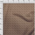 thumbnail image 4 of oneOone Viscose Chiffon Brown Fabric Block Sewing Material Print Fabric By The Yard 42 Inch Wide, 4 of 6