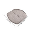 thumbnail image 3 of Yhmxh Cojín para asiento de coche, cojín de gel de verano, cojín ventilado, cojín de asiento de seda helada, funda de cojín de asiento con ventilador refrescante, 3 of 4