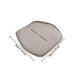 thumbnail image 4 of Almohadón Cojín de asiento de coche de gel y seda helada,1 pieza,con funda ventilada para mayor comodidad al conducir en verano (beige). Rkxzt, 4 of 8