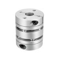 thumbnail image 1 of 12mmx15mm Clamp Tight Motor Shaft 2 Diaphragm Coupling Coupler, 1 of 5